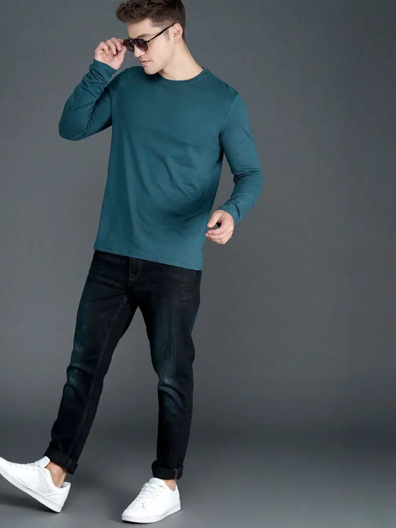 Men Plain Fancy Regular Wear Wholesale Tshirt Latest Collection